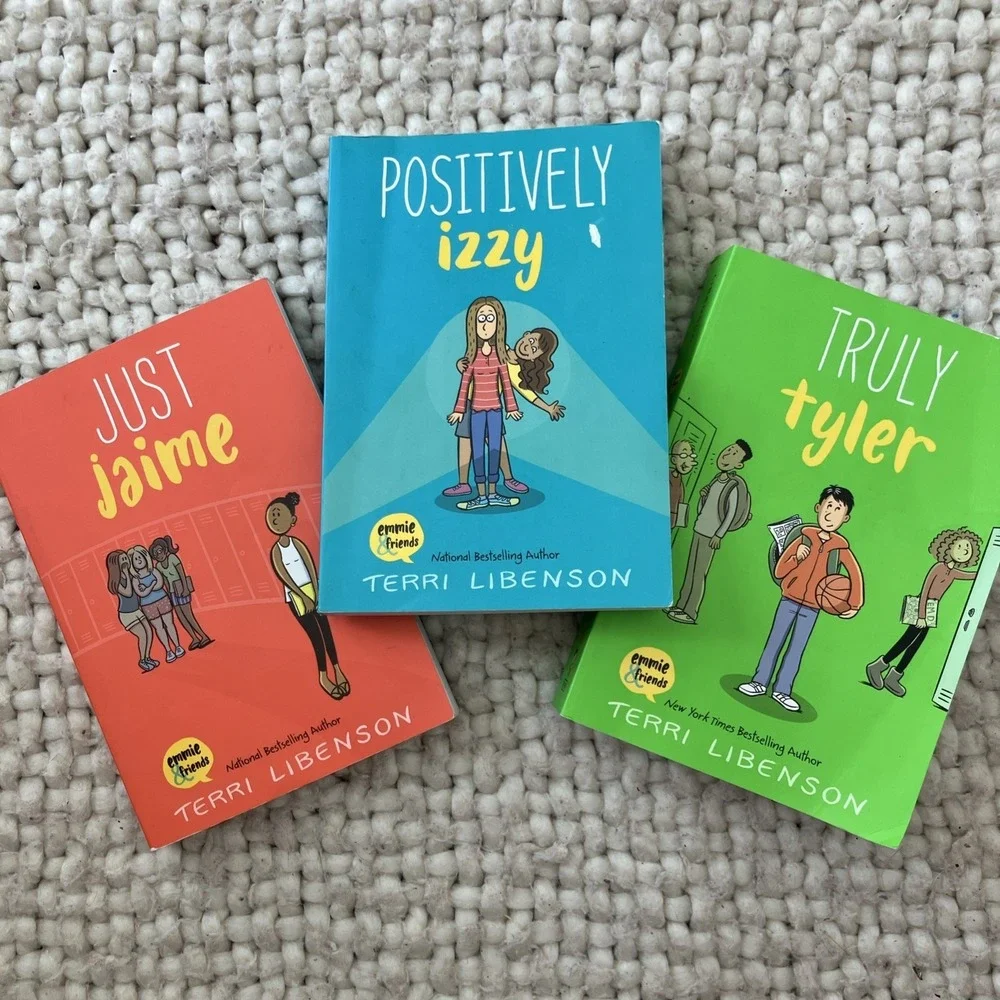 Lot of 3 Terri Libenson‎ Graphic Novels Emmie & Friends Girls Paperback Books